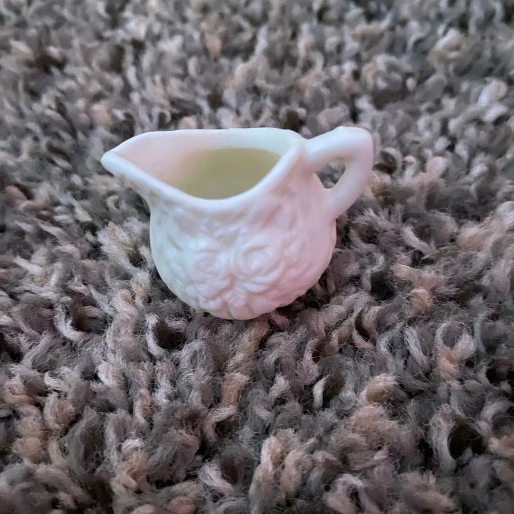 Vintage miniature bisque porcelain tea collection